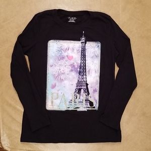 Childrens Place Long Sleeve Paris Shirt